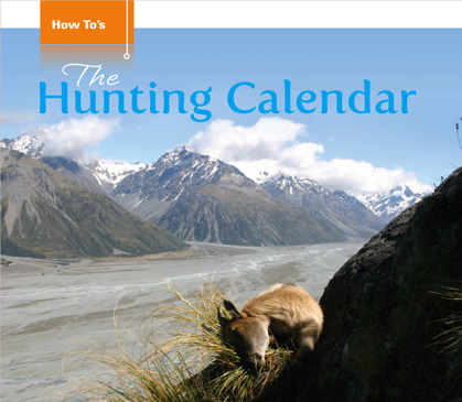 Hunt Calendar - January/February-image