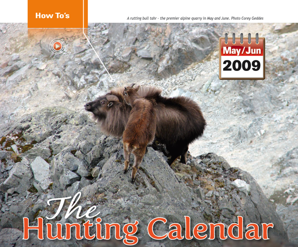 Hunt Calendar - May/June
