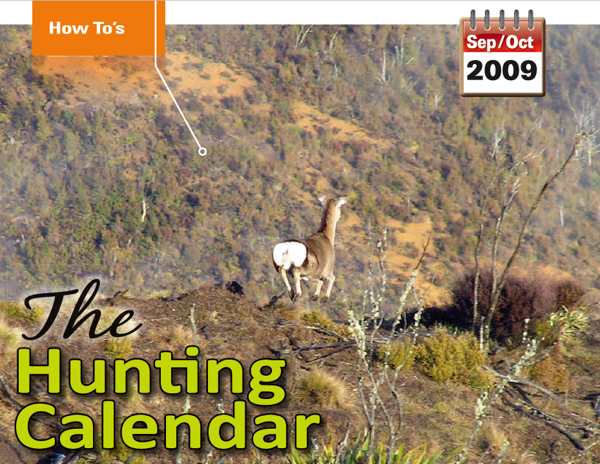 Hunt Calendar - September/October